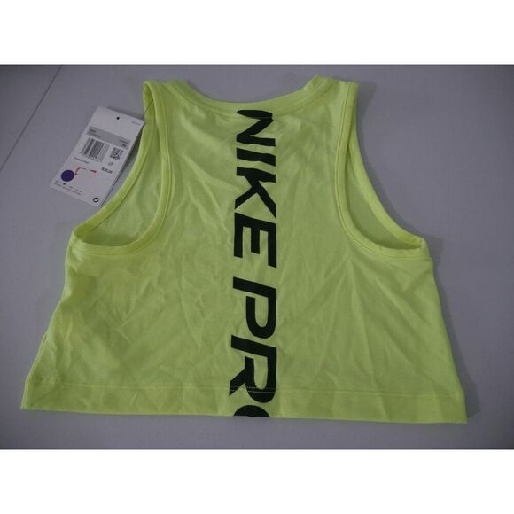 Nike Girls' Pro Dri-FIT Training Tank Top Neon XS - Picture 3 of 6